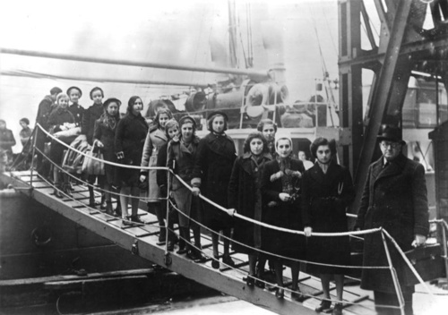1938 children fleeing Germany